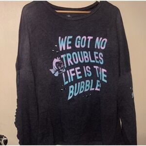 Disney Little Mermaid Flounder and Sebastian Sweatshirt Size 2X Women's